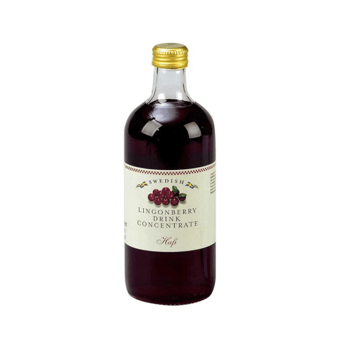 Hafi Swedish Lingonberry Drink Concentrate, 17 oz