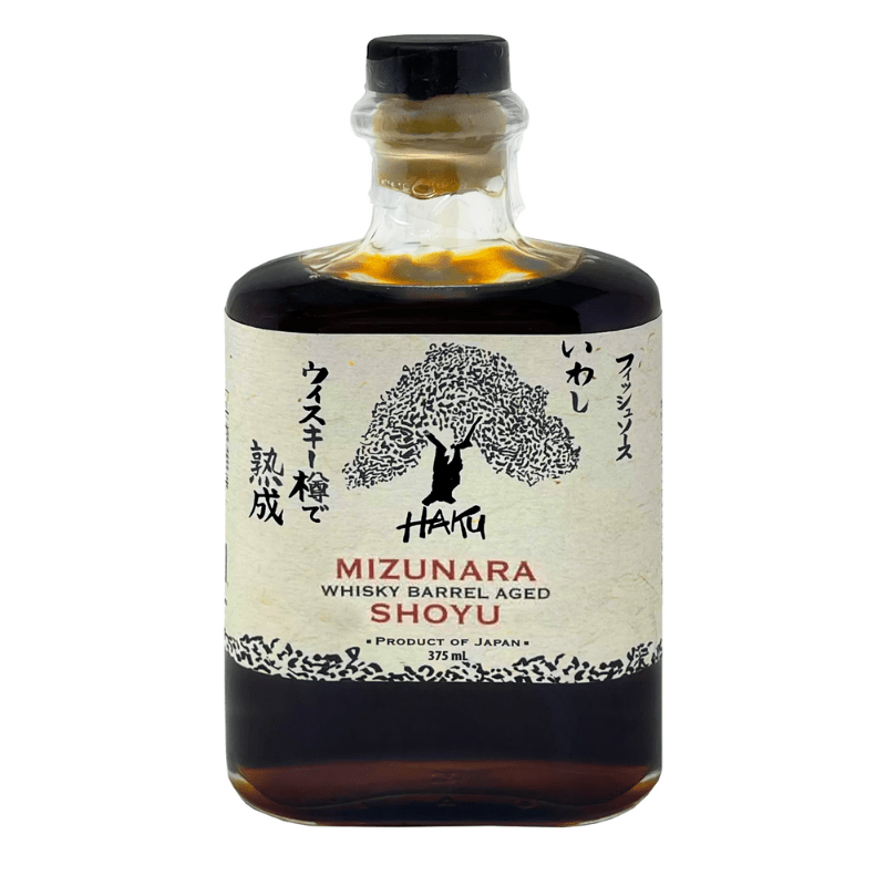 Haku Mizunara Whiskey Barrel Aged Shoyu, 12.68 oz