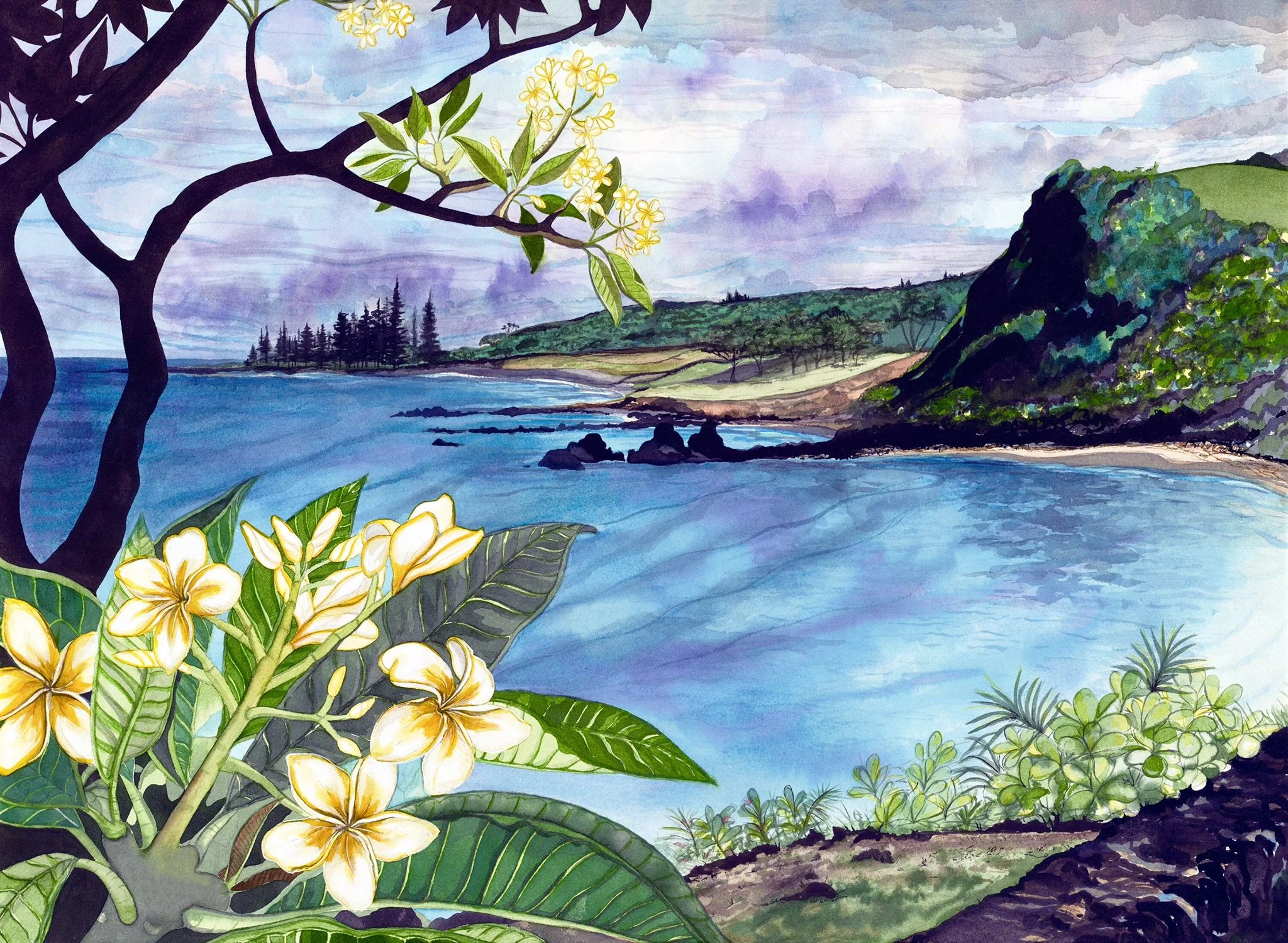 Laura Mango Art – Hamoa Beach Hana