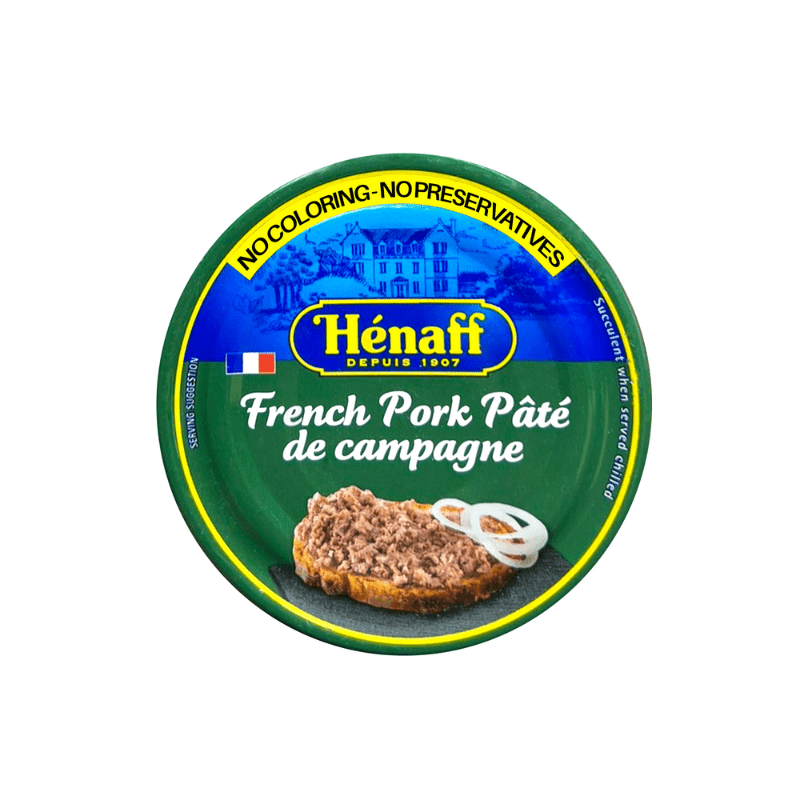 Henaff French Pork Liver Pate with Champagne, 4.5 oz