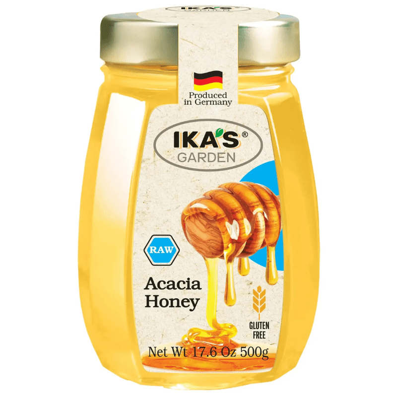 Ika’s Garden Kosher Acacia Raw Honey, 17.6 oz