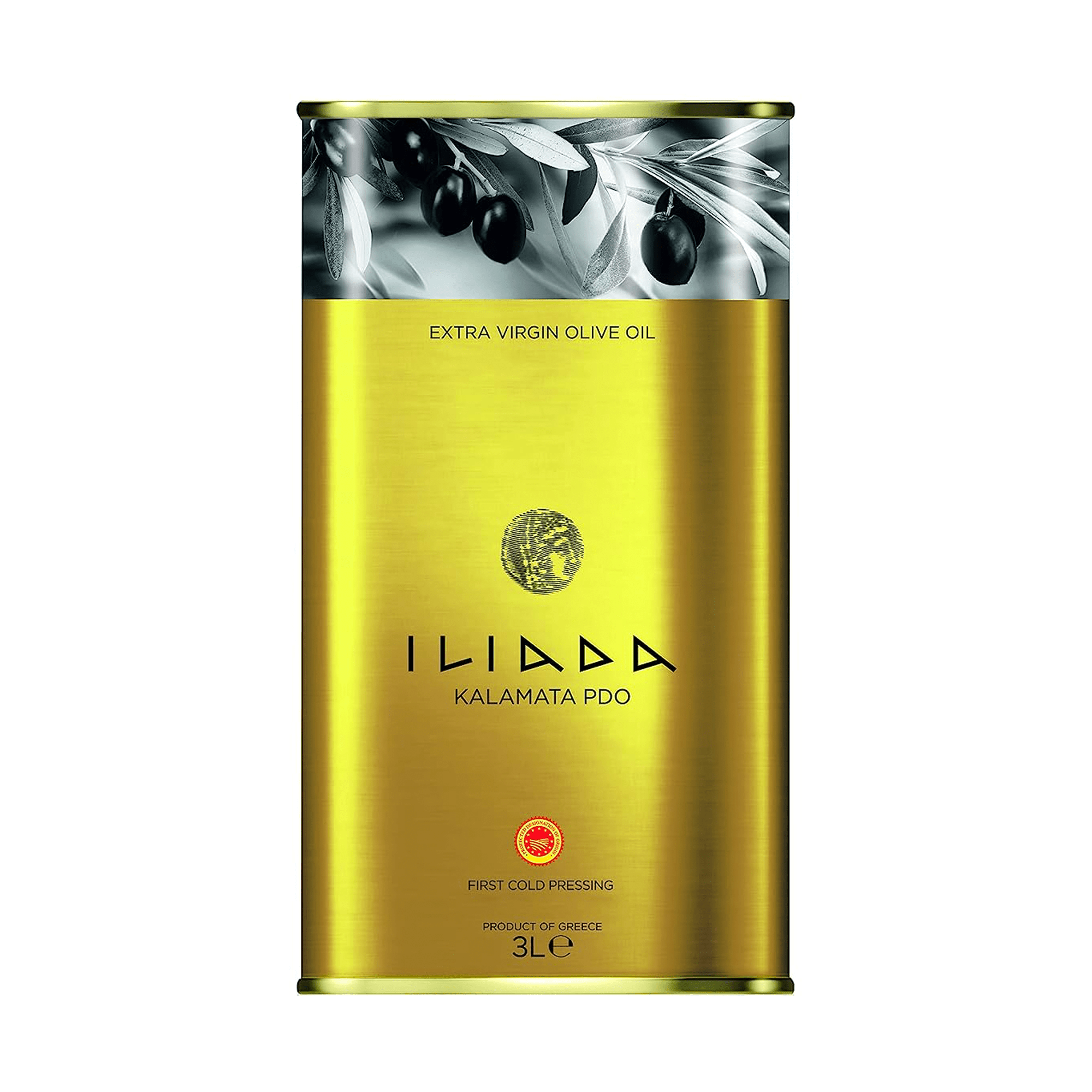 Iliada Kalamata Extra Virgin Olive Oil PDO, 3 Liters