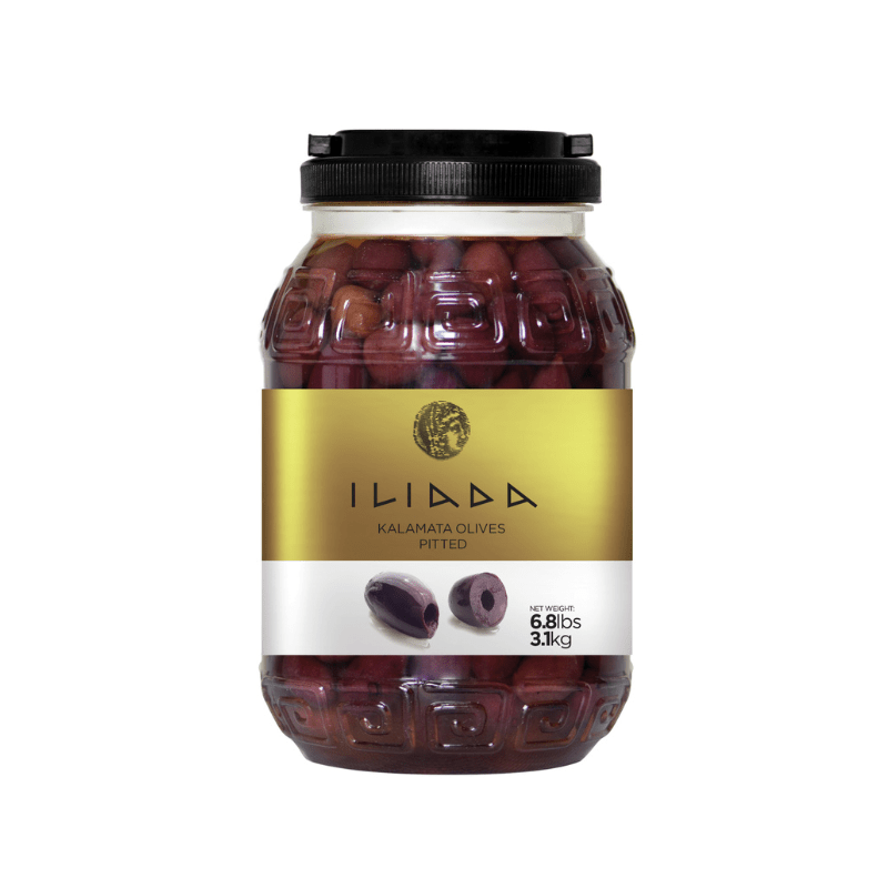 Iliada Pitted Kalamata Olives, 6.8 Lbs