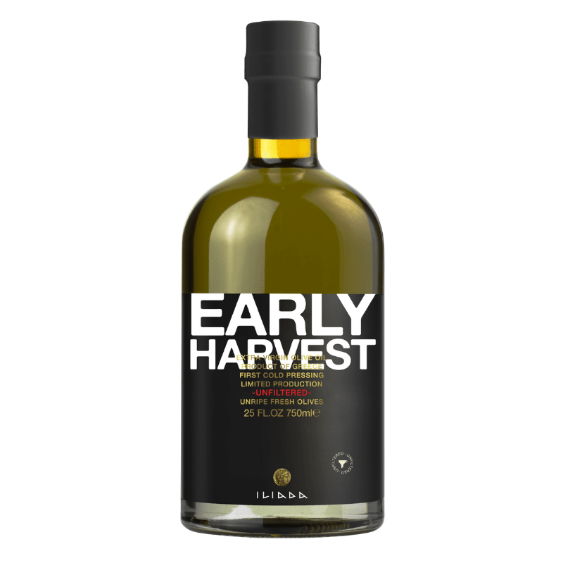 Iliada Unfiltered Early Harvest Extra Virgin Olive Oil, 750 mL