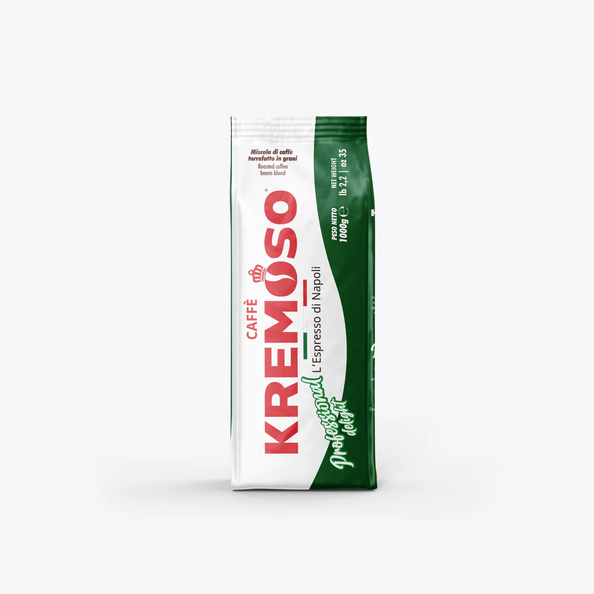 Caffe Kremoso Profesional Delight, Espresso Beans, 1000g