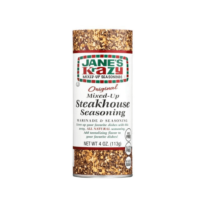 Jane's Krazy Mixed-Up Steakhouse Seasoning, 4 oz