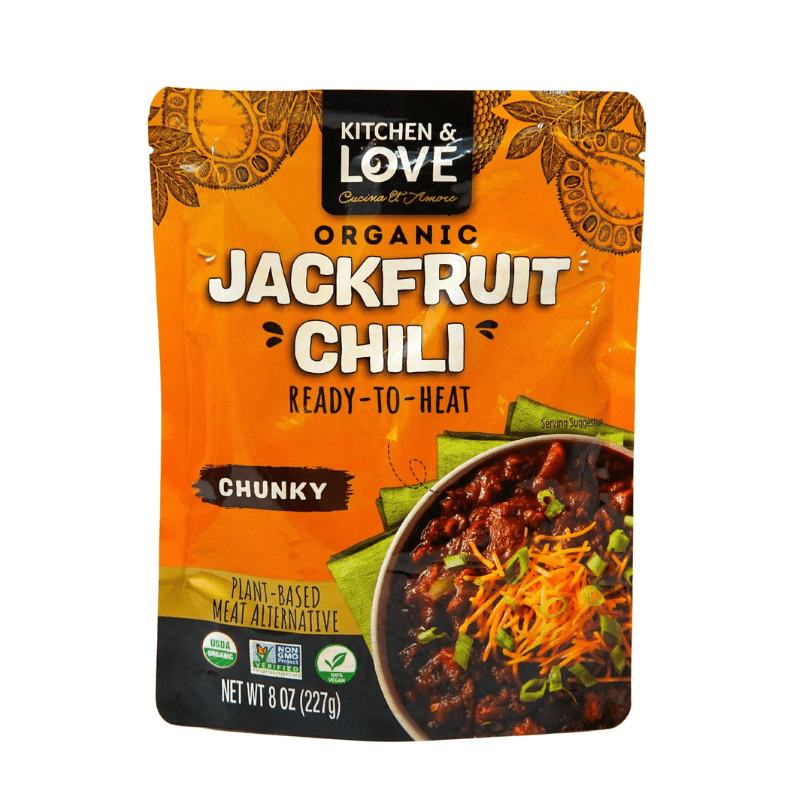 Kitchen & Love Ready to Heat Chunky Jackfruit Chili, 8 oz