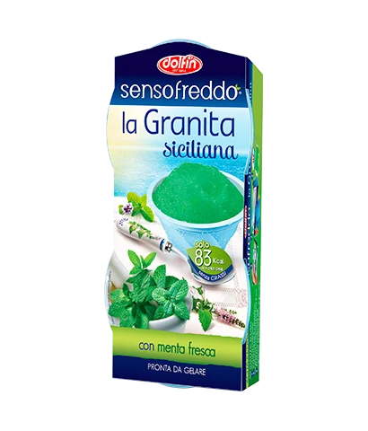Dolfin Senso freddo Sicilian Granita Mint, 2 X 100 Ml