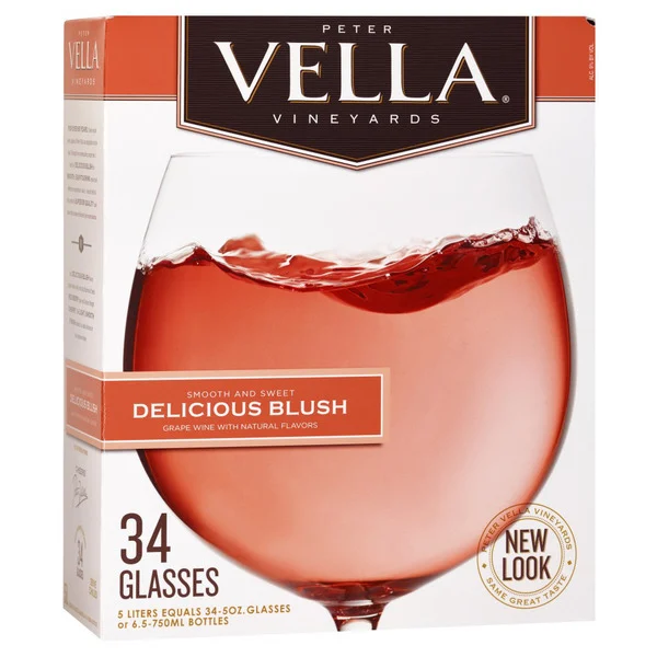 Peter Vella Delicious Blush Wine Box