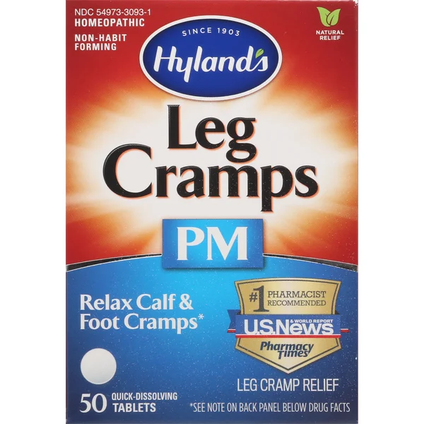 Hyland's Leg Cramp Relief, PM, Quick-Dissolving Tablets