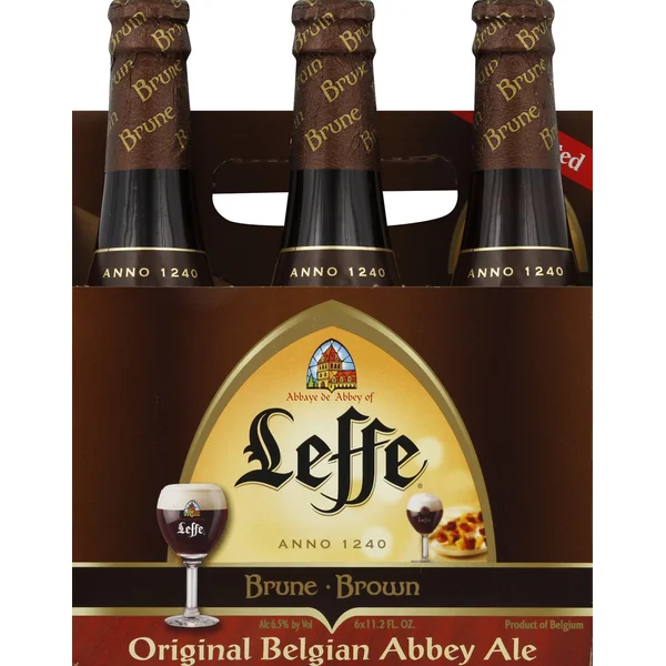 Leffe Brune Brown Original Belgian Abbey Ale, Bottles