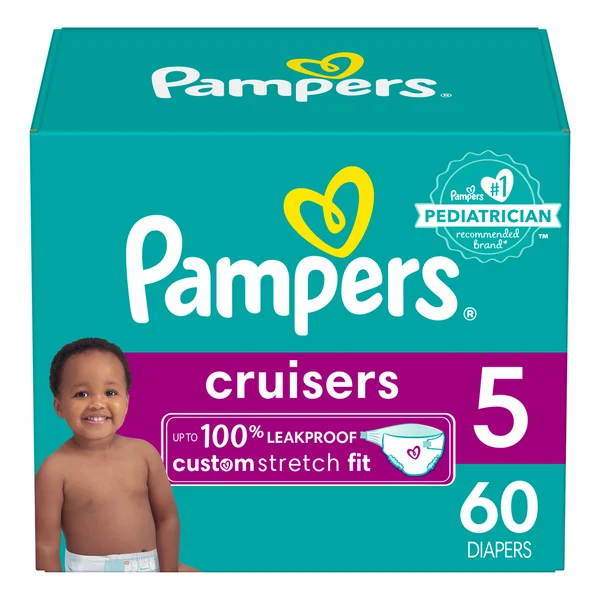 Pampers Cruisers Diapers Size 5 60 Count