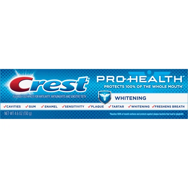 Crest Toothpaste, Fluoride, Whitening