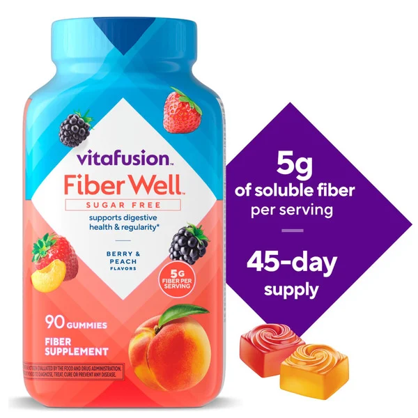 vitafusion Fiber Well Sugar Free Fiber Supplement