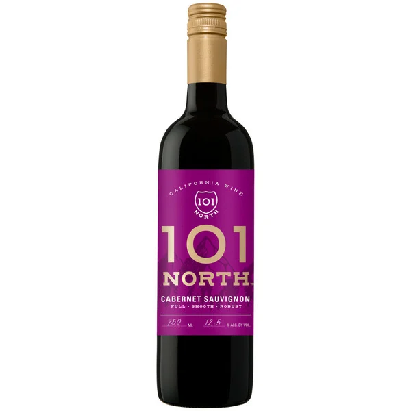 101 North Cabernet Sauvignon California Wine, Bottle, 12.5% Abv