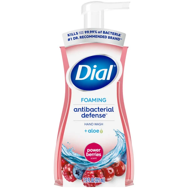 Dial Antibacterial Defense Power Berries Scent Foaming Hand Soap, 7.5 fl oz