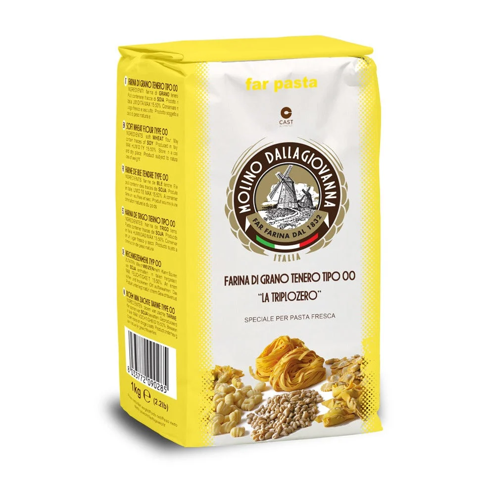 Molino DallaGiovanna For Fresh Pasta Flour Tipo "00", 2.2lb - 1kg