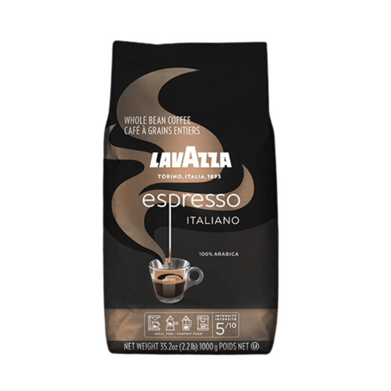 Lavazza 100% Premium Arabica Whole Bean Caffe Espresso Coffee, 2.2 lbs