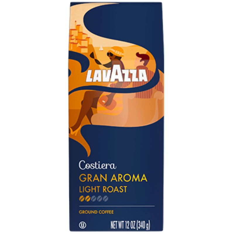 Lavazza Drip Costiera Coffee Gran Aroma Light Roast, 12 oz