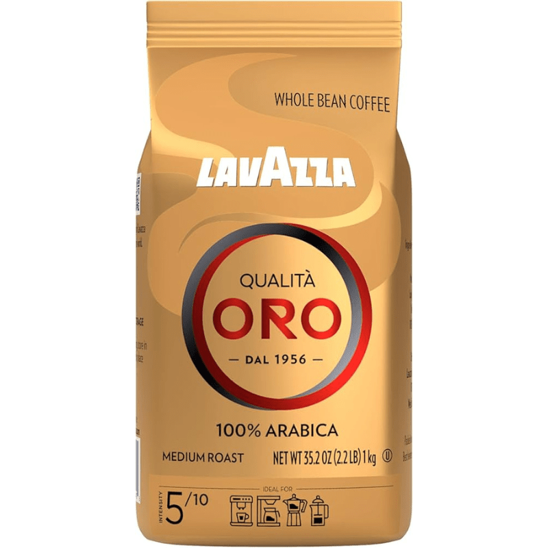 Lavazza Qualita Oro Whole Beans Coffee, 2.2 lb.