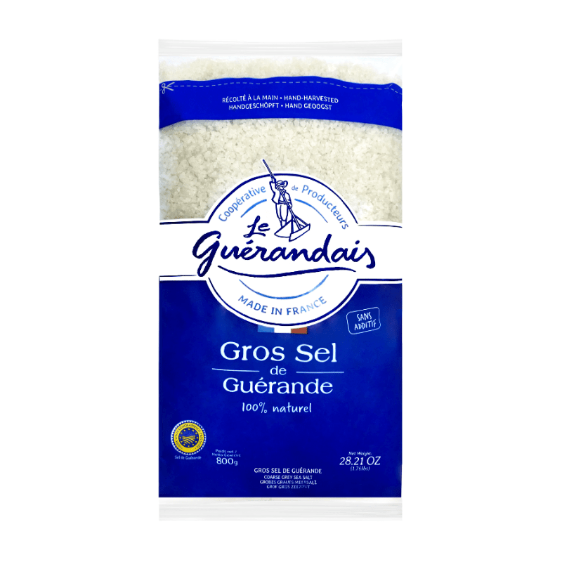 Le Guerandais Guerande Celtic Region Light Grey Coarse "Wet Salt" Bag, 28 oz