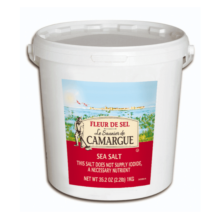 Le Saunier de Camargue Fleur de Sel Sea Salt, 2.2 Lbs