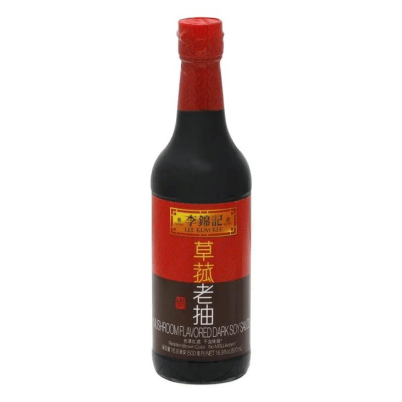 Lee Kum Kee Mushroom Flavored Dark Soy Sauce, 16.9 oz