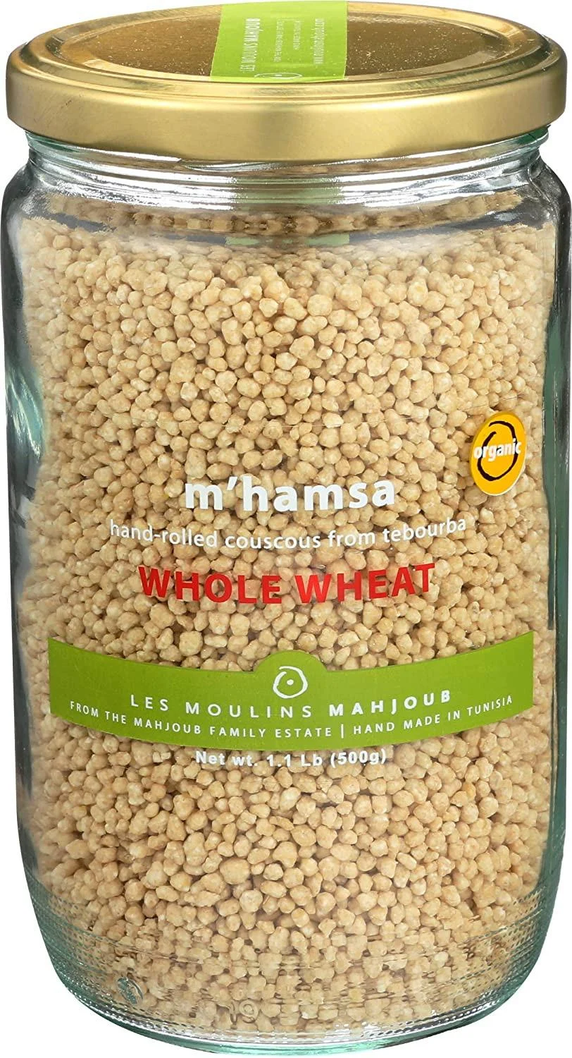 Les Moulins Mahjoub M'Hamsa Whole Wheat Couscous, 17.6 oz
