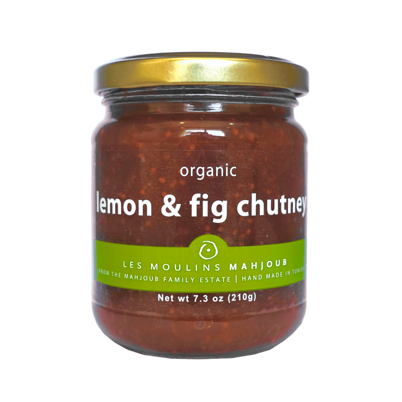 Les Moulins Mahjoub Organic Candied Lemon & Fig Chutney - 210g
