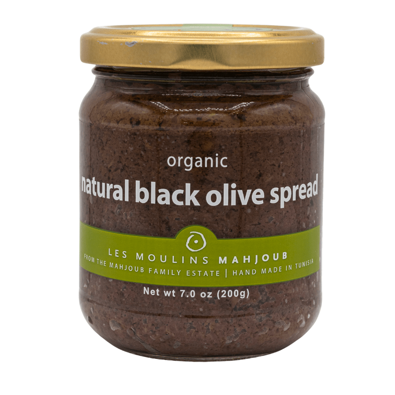 Les Moulins Mahjoub Organic Natural Black Olive Spread - 200g