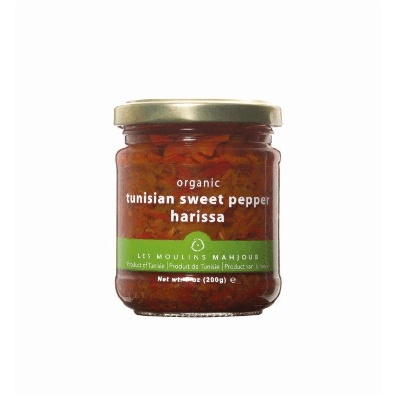 Les Moulins Mahjoub Organic Tunisian Sweet Pepper Harissa, 7 oz