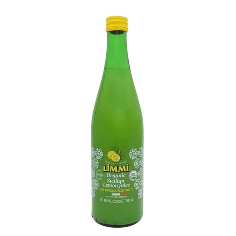 [Best Before: 12/03/2026] Limmi Organic Sicilian Lemon Juice Glass, 1 liter