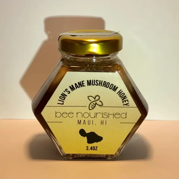 Lion’s Mane Mushroom Honey 3.4 oz