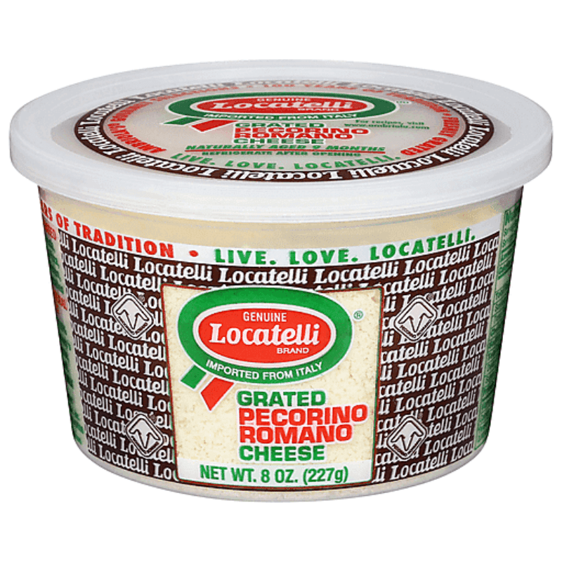 Locatelli Pecorino Romano Grated Cheese Cup, 8 oz