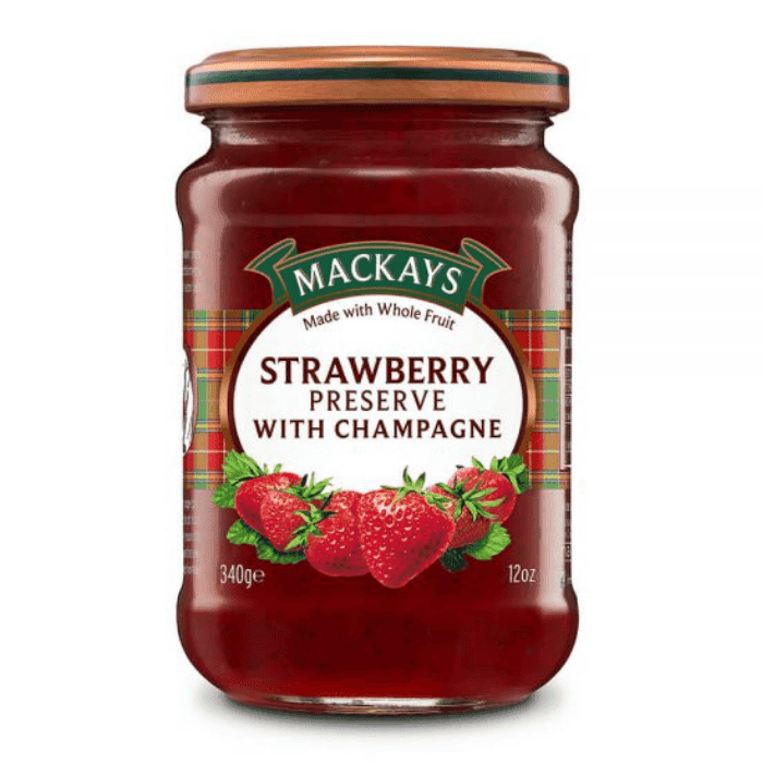 Mackays Strawberry Preserve with Champagne, 12 oz
