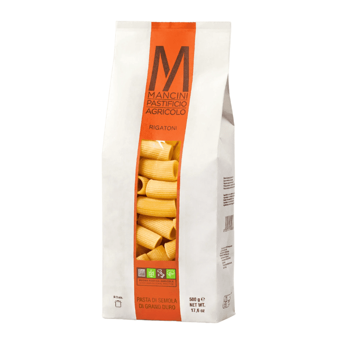 Mancini Rigatoni Pasta, 17.6 oz