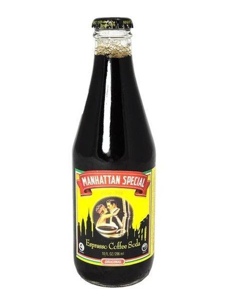 Manhattan Special Pure Espresso Coffee Soda, 10 oz
