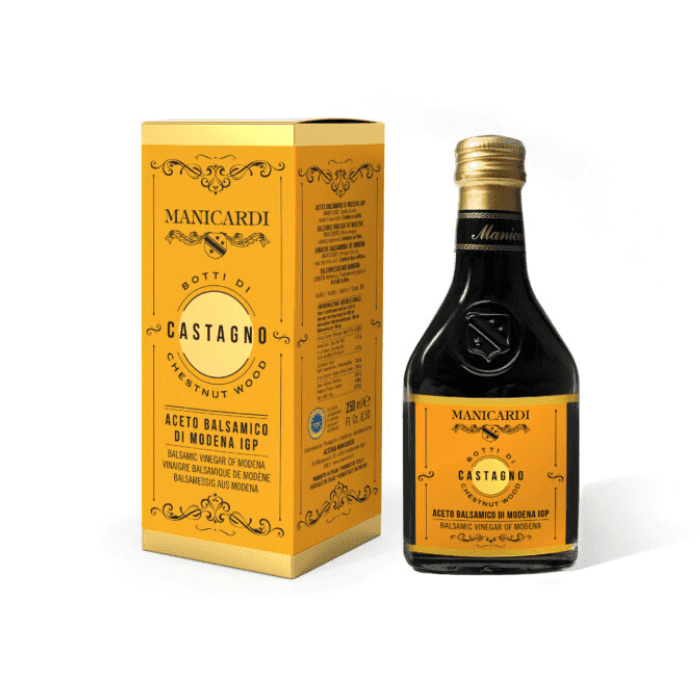 Manicardi Chestnut Balsamic Vinegar of Modena IGP, 8.5 oz