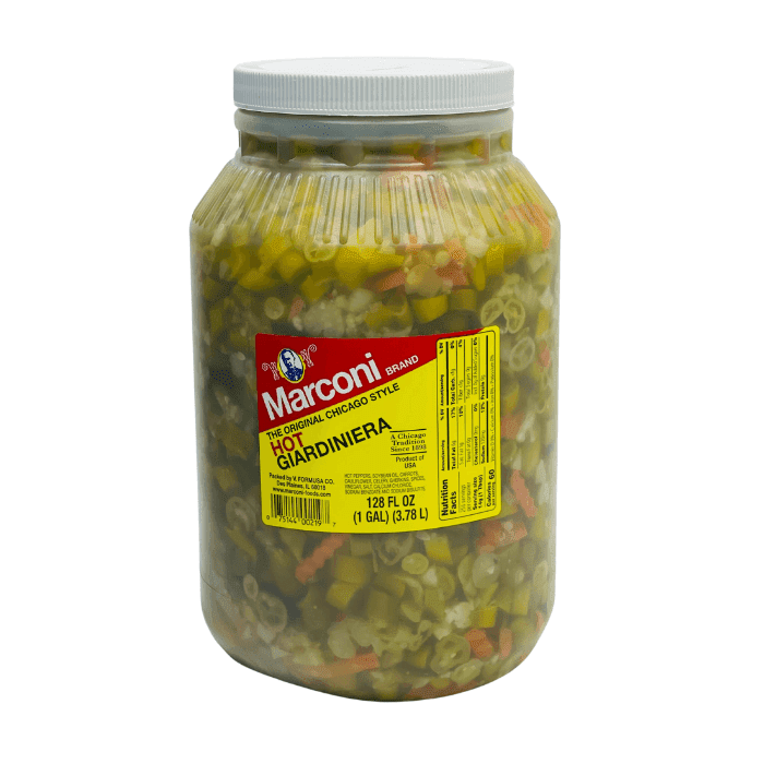 Marconi Hot Giardiniera, 1 Gallon