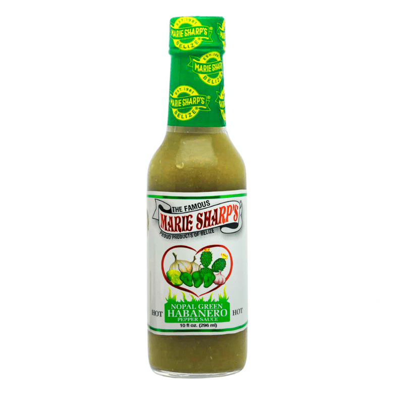 Marie Sharp's Nopal Green Habanero Pepper Sauce ,10 oz