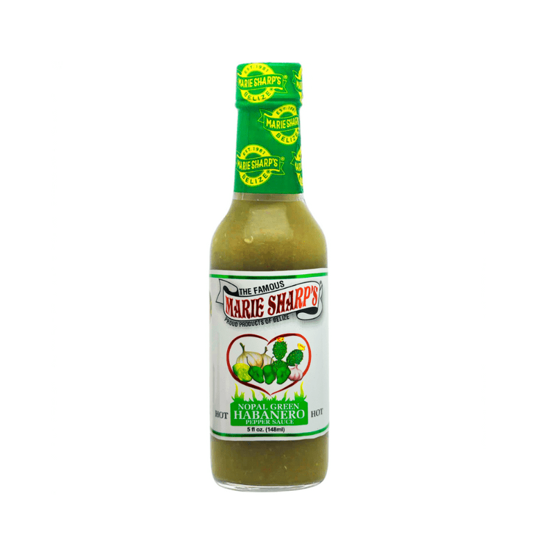 Marie Sharp's Nopal Green Habanero Pepper Sauce, 5 oz