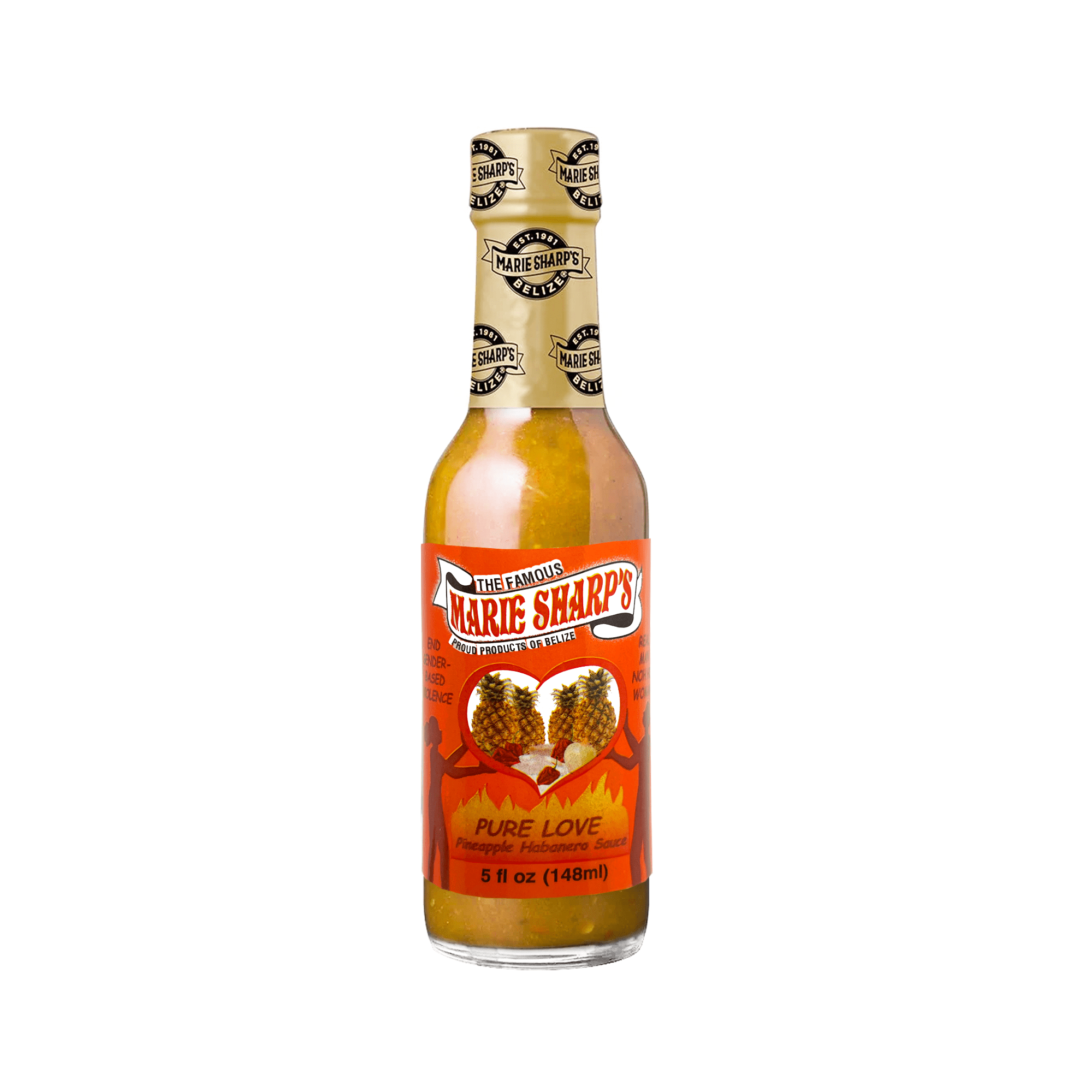 Marie Sharp’s Pineapple Habanero Sauce, 5 oz