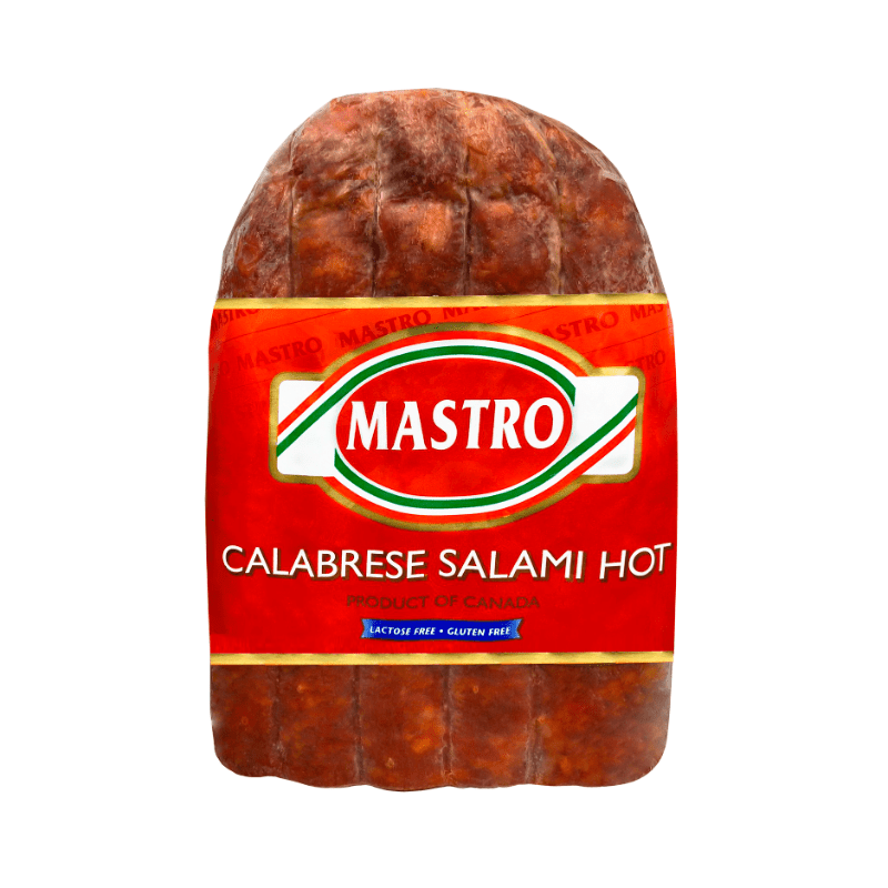 Mastro Calabrese Hot Sopressata Flat Salami Halves, 3 lb.