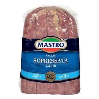 Mastro Sopressata Flat Salami Halves Open Face, 3 lb.