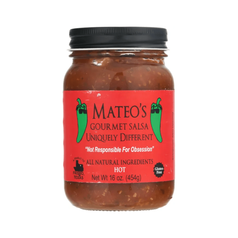 Mateo's Hot Gourmet Salsa, 16 oz