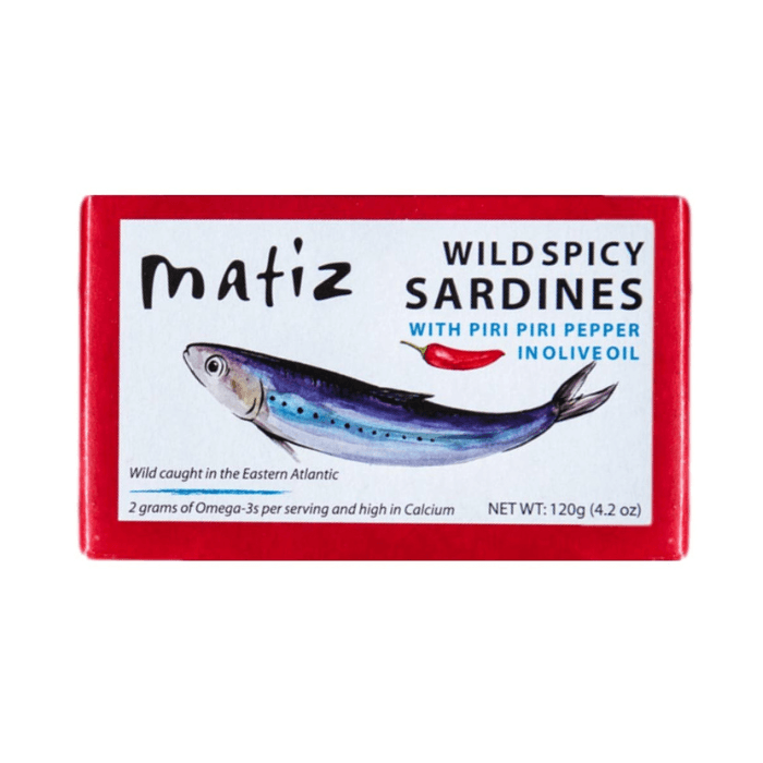 Matiz Wild Piri Piri Spicy Sardines in Olive Oil, 4.2 oz