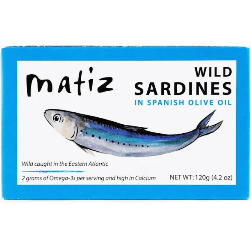 Matiz Wild Sardines in Olive Oil, 4.2 oz