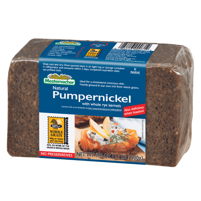 Mestemacher Pumpernickel Bread, 17.6 oz