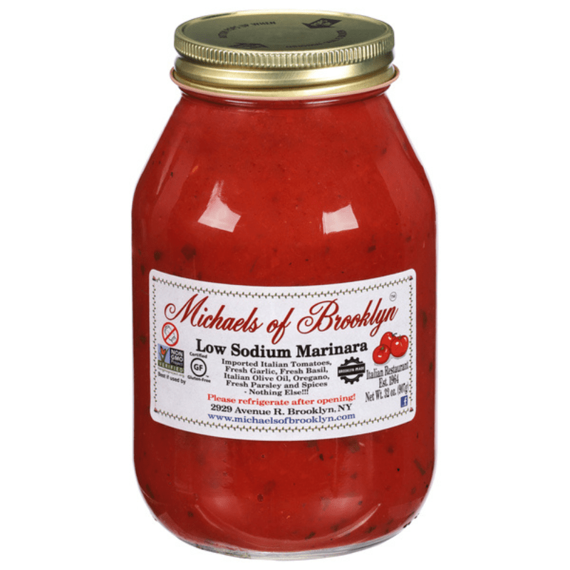 Michael’s of Brooklyn Low Sodium Marinara Sauce, 32 oz
