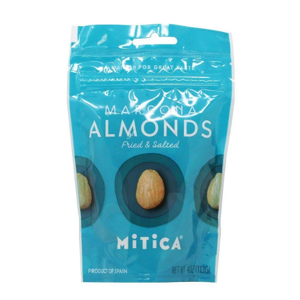 Mitica Fried and Salted Marcona Almonds, 4 oz